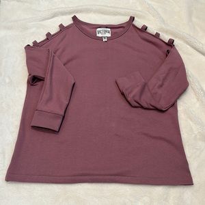 Victoria Sport Cold Shoulder Pullover